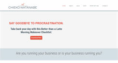 Desktop Screenshot of chiekowatanabe.com