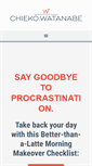 Mobile Screenshot of chiekowatanabe.com